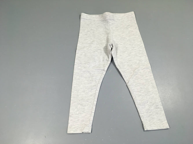 Legging gris chiné, moins cher chez Petit Kiwi
