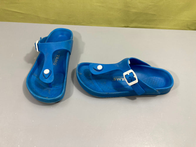 Sandales plastique bleu, Tams, 35, moins cher chez Petit Kiwi
