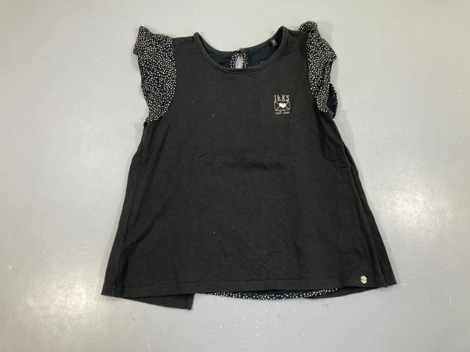 T-shirt m.c noir étoiles, moins cher chez Petit Kiwi