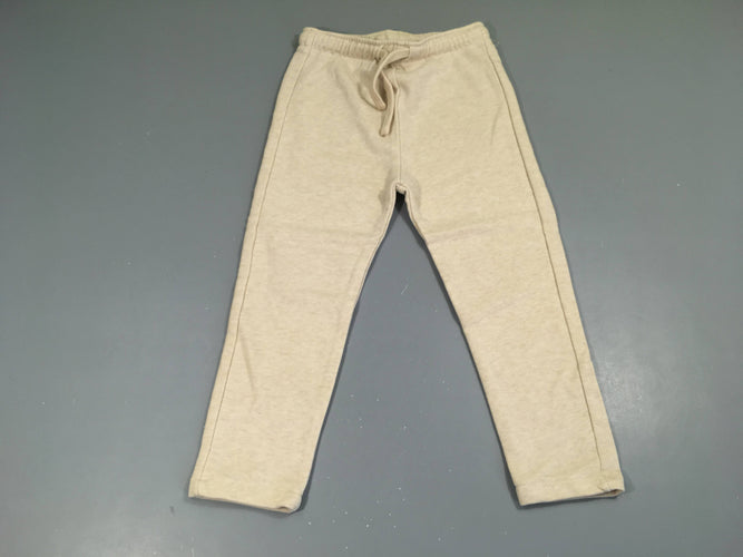 Pantalon molleton beige chiné, moins cher chez Petit Kiwi