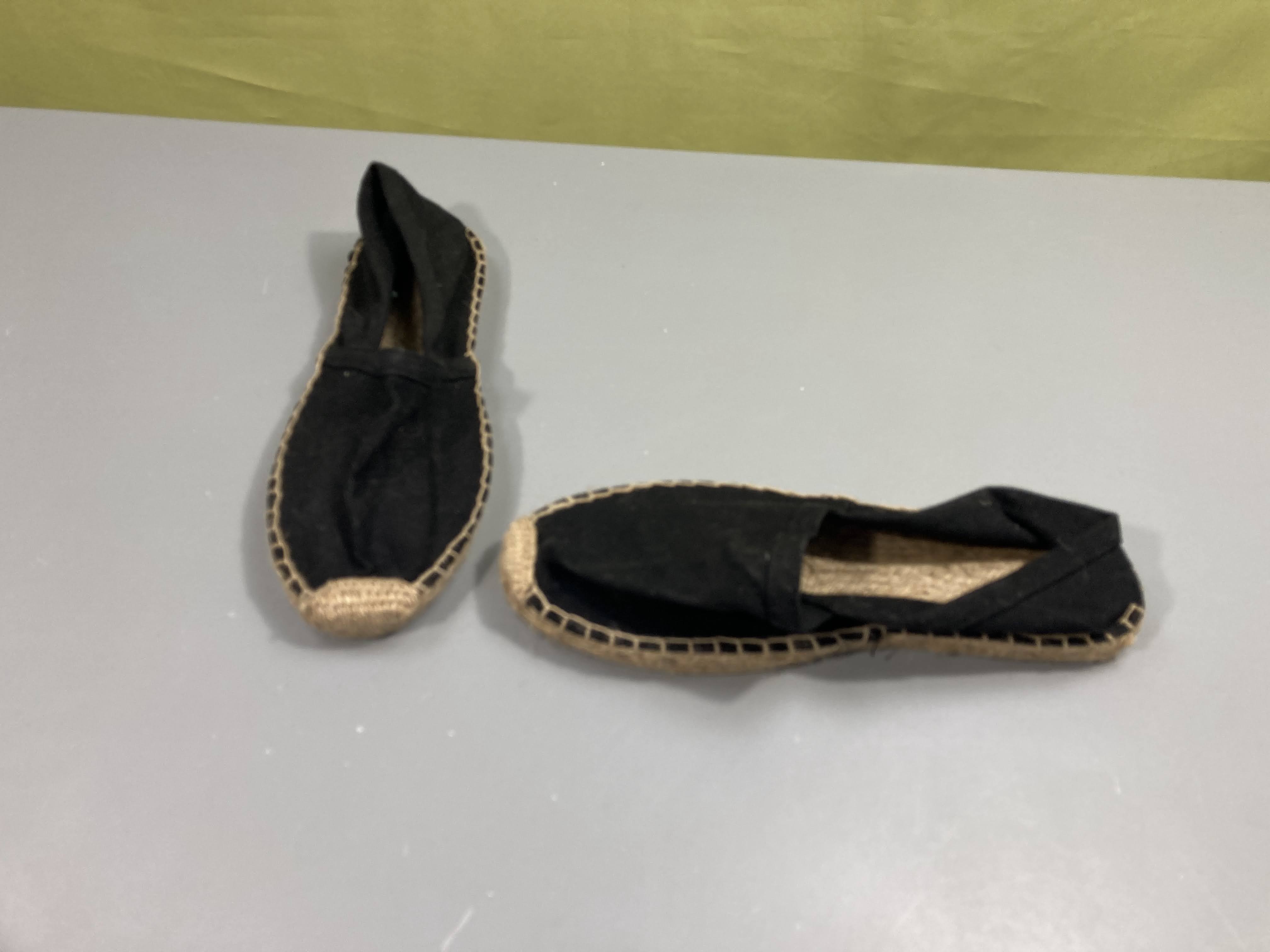 Espadrilles en toile noires