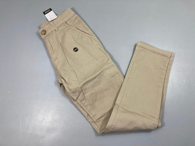 NEUF Pantalon chino beige, moins cher chez Petit Kiwi