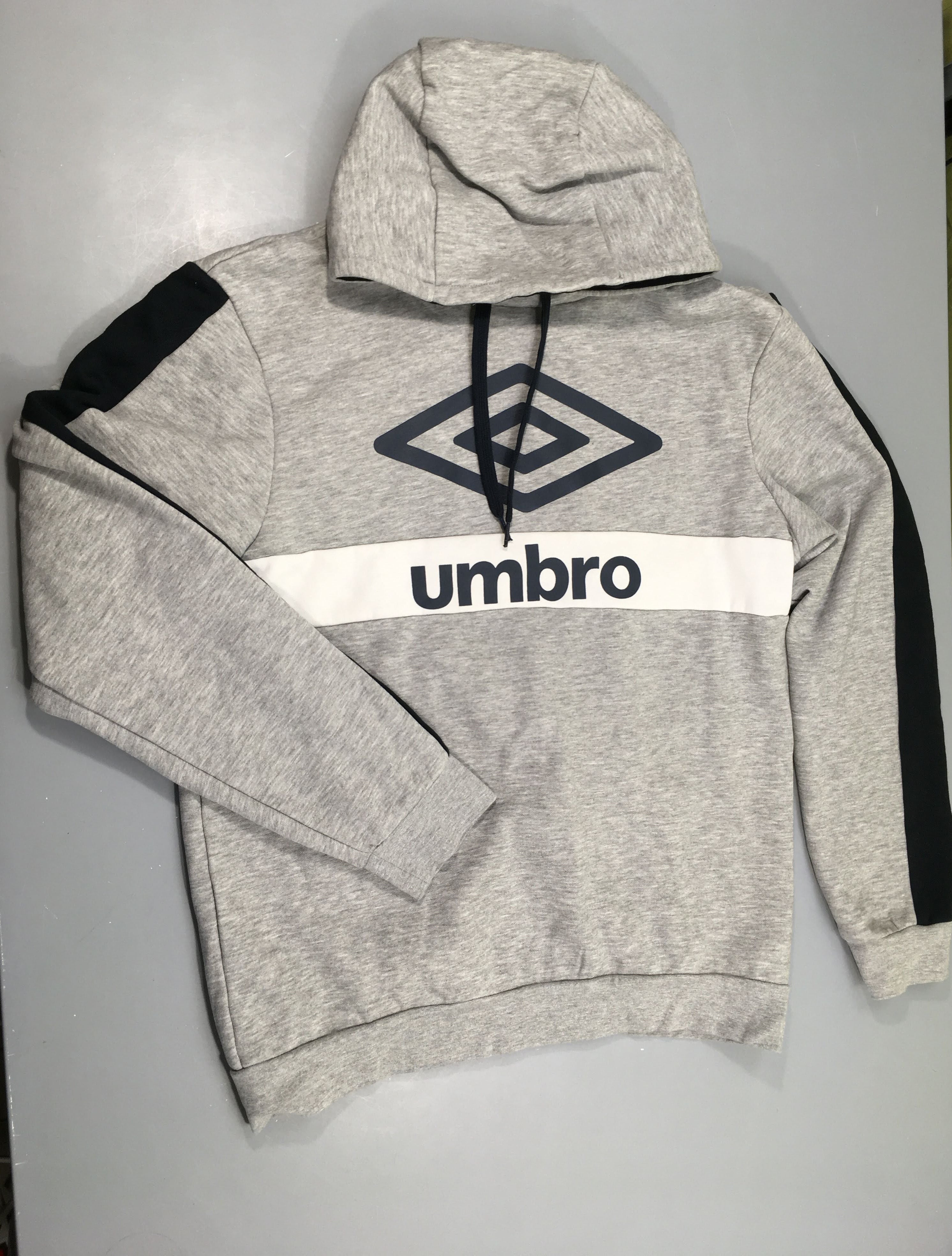 Sweat à capuche gris chiné Umbro