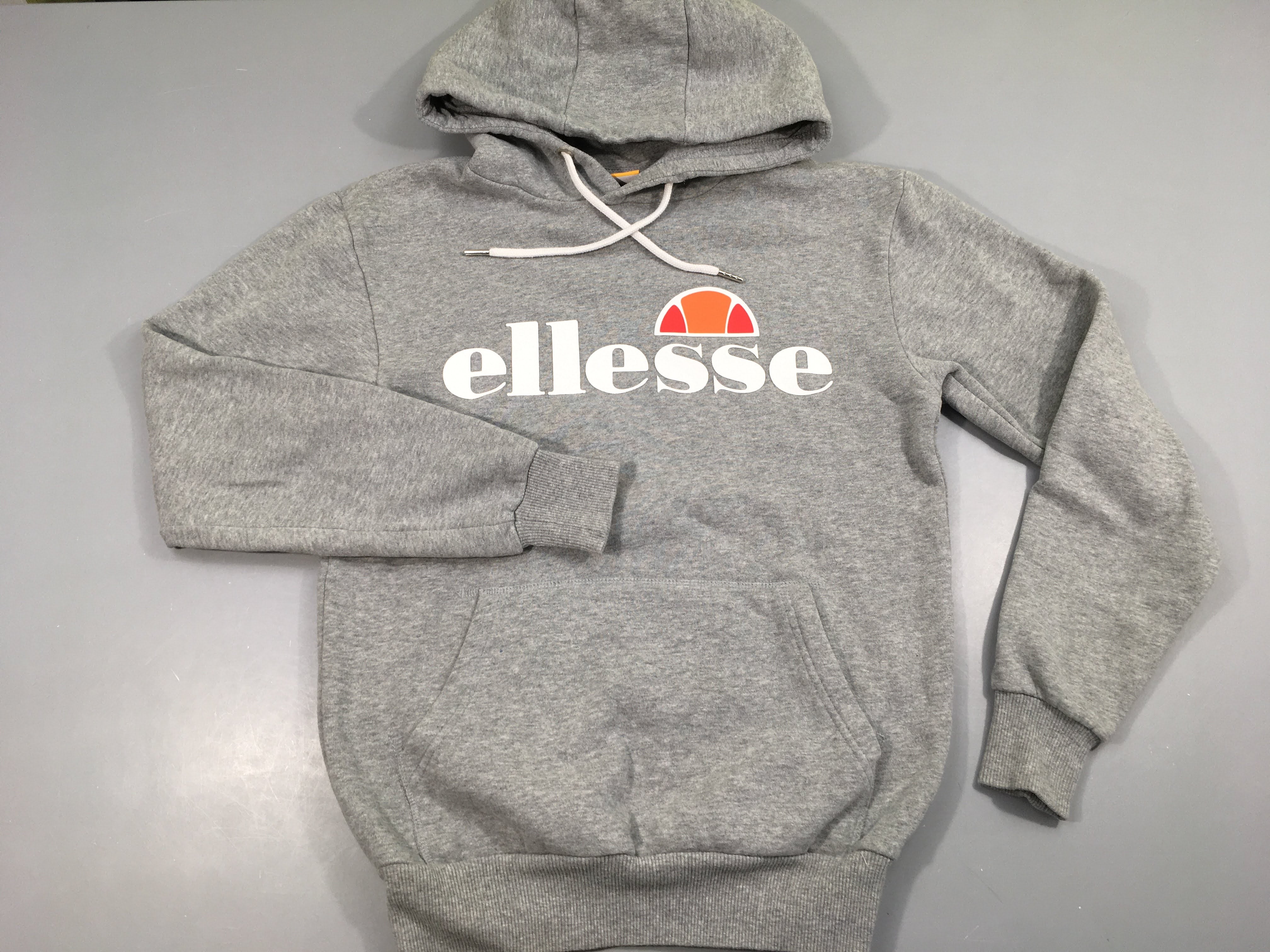 Sweat à capuche gris chiné Ellesse, 34