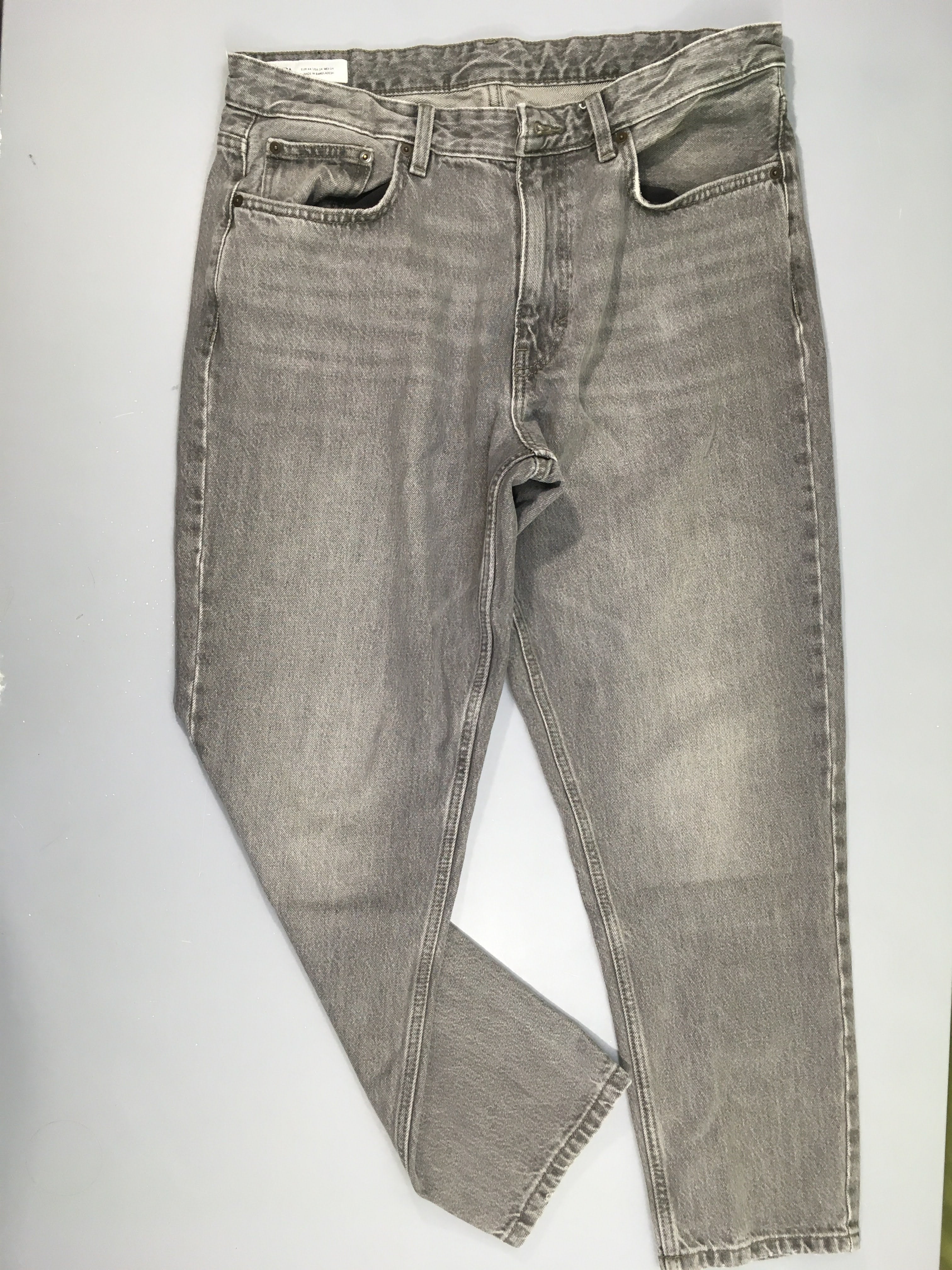 Jeans large gris, 44
