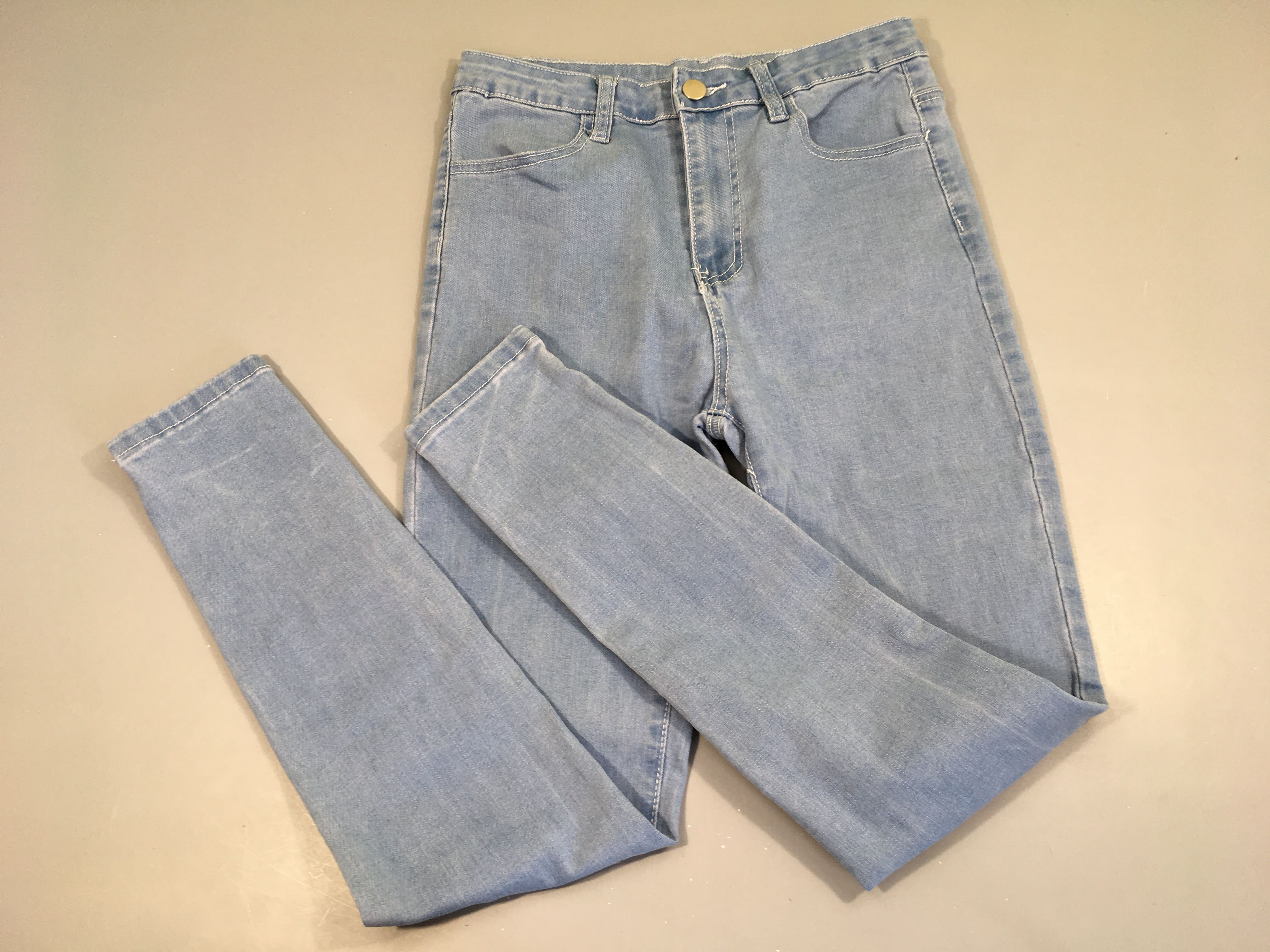 Jean skinny bleu clair, 34