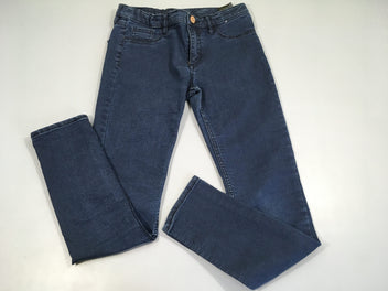 Jean skinny bleu foncé taille élastique