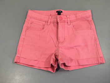 Short rose avec rebord  taille élastique