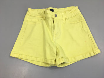 Short jaune avec rebord  taille élastique