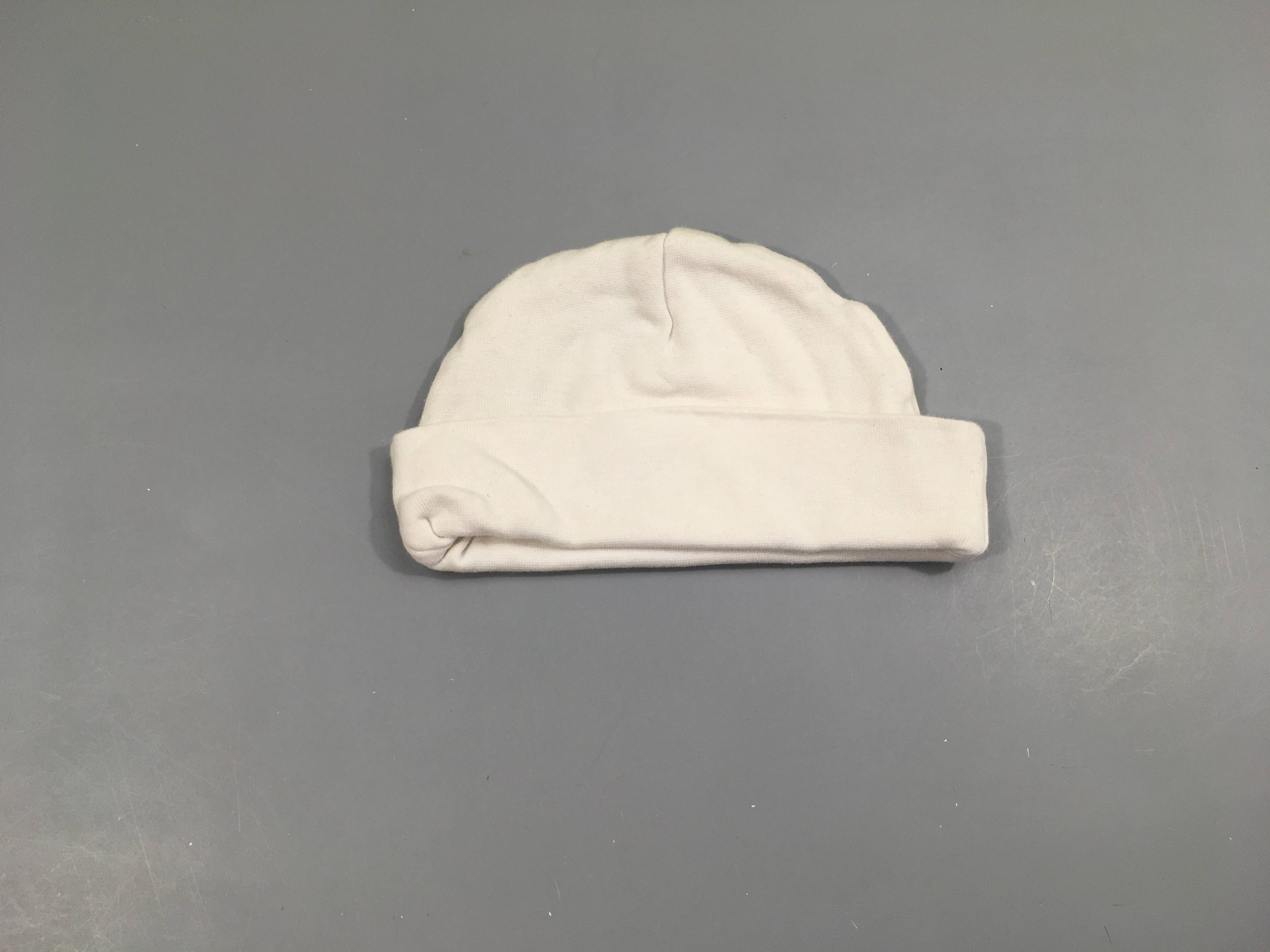 Bonnet jersey blanc 42cm