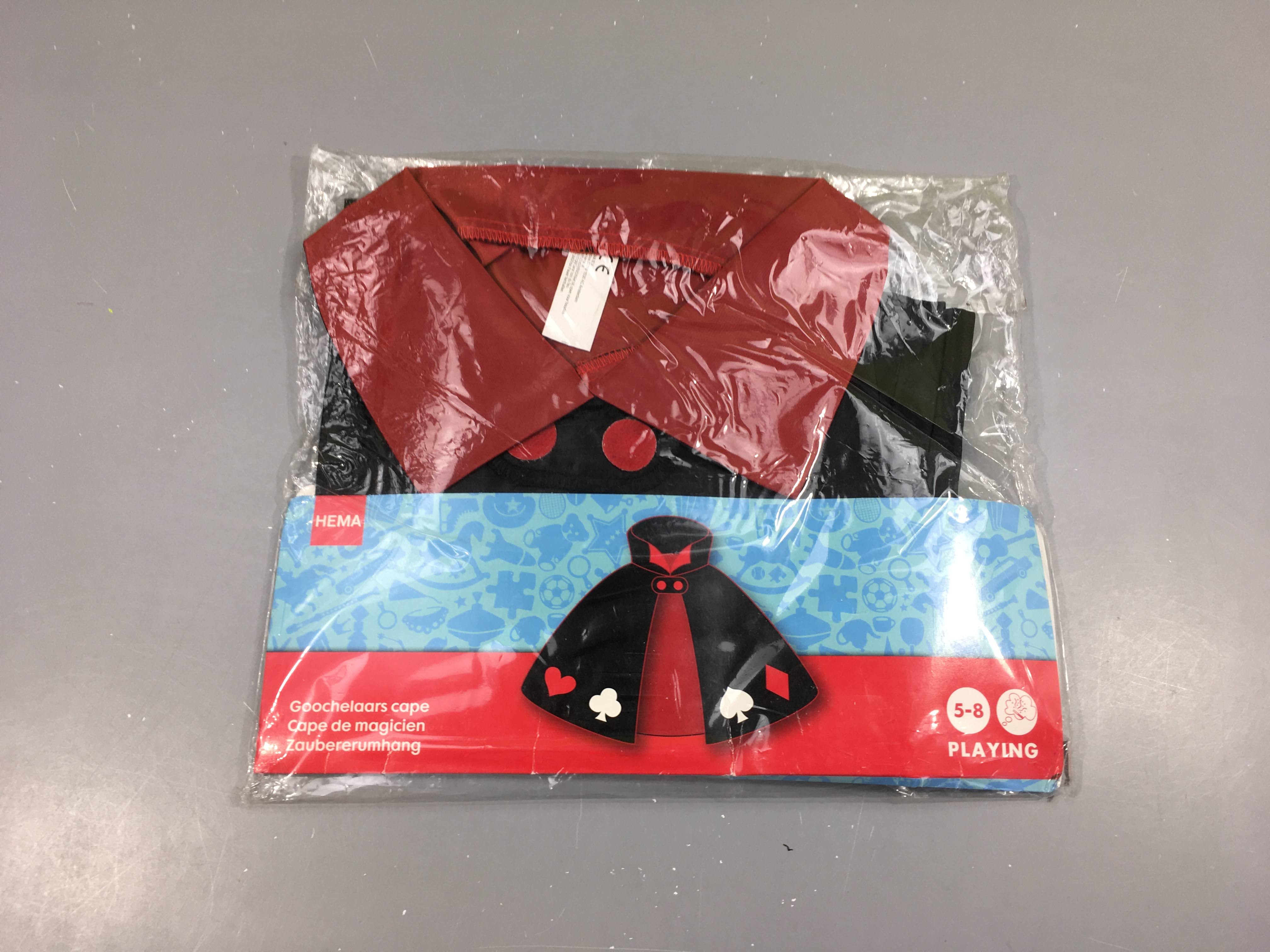 NEUF déguisement cape de magicien, 5-8ans