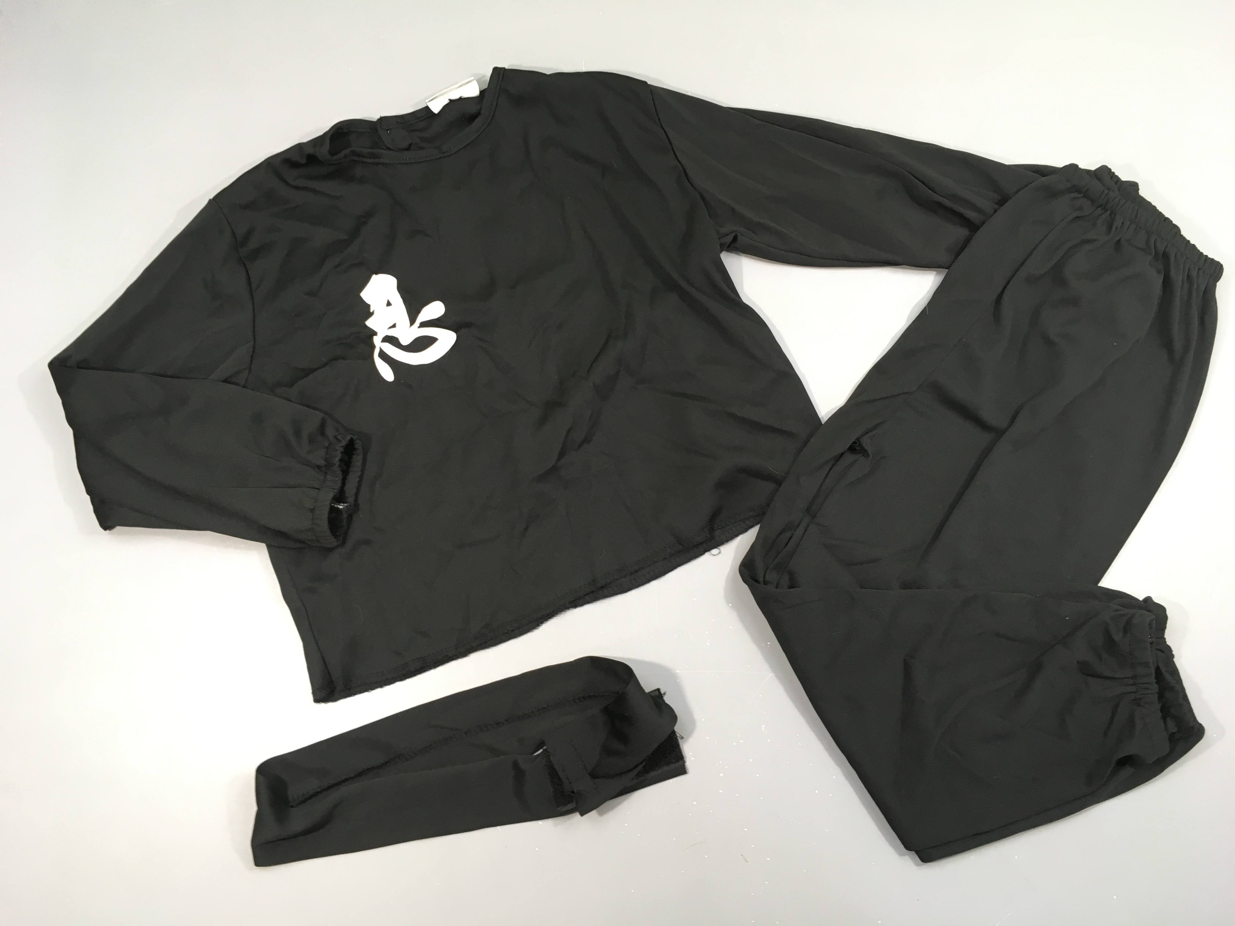 Déguisement de ninja noir, 5-7ans