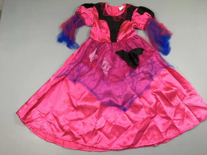 Déguisement halloween robe m.l rose tulle noir chauve-souris, moins cher chez Petit Kiwi