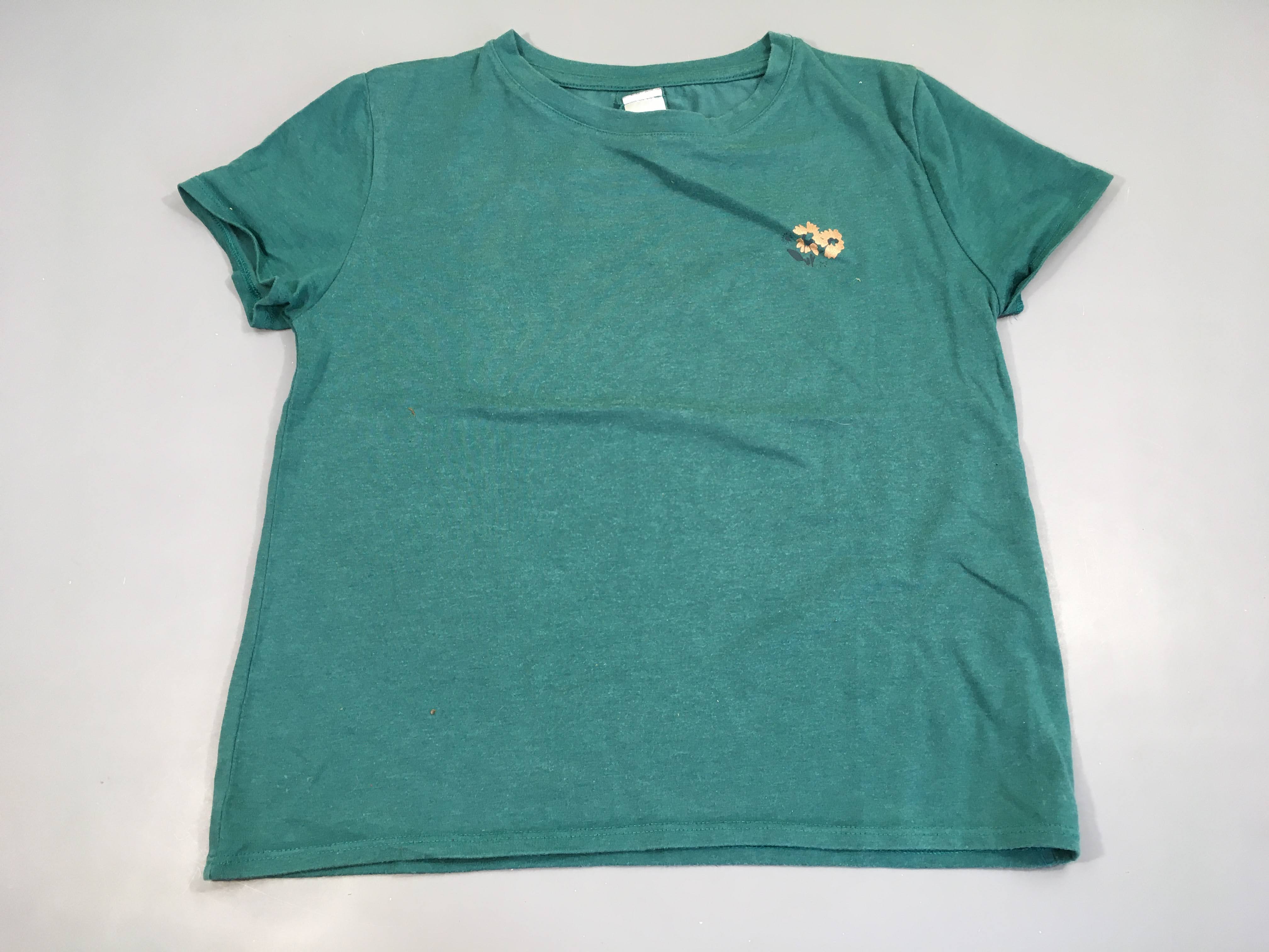 T-Shirt m.c vert foncé Bouloché