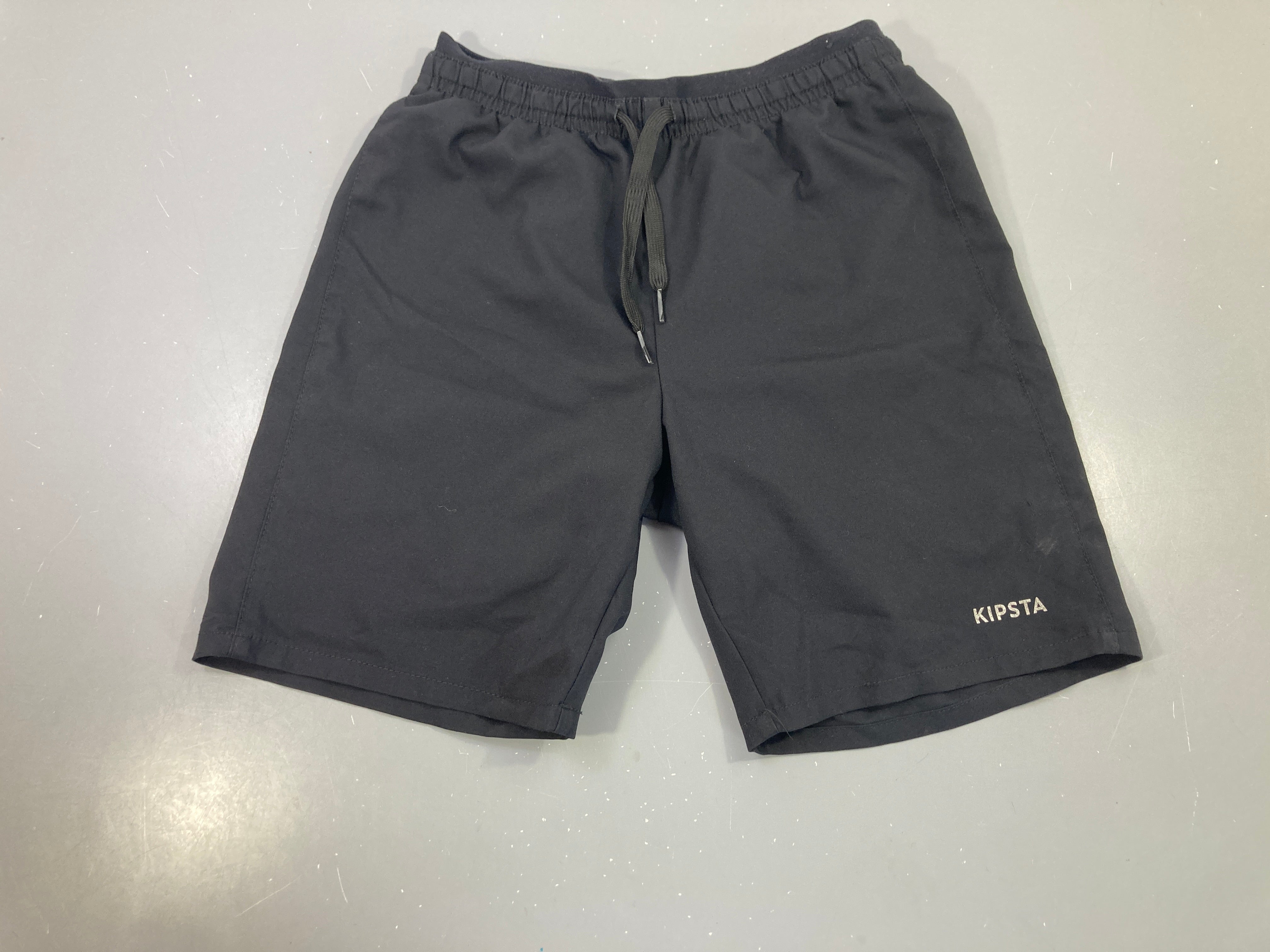 Short noir, cordon de serrage, Kipsta