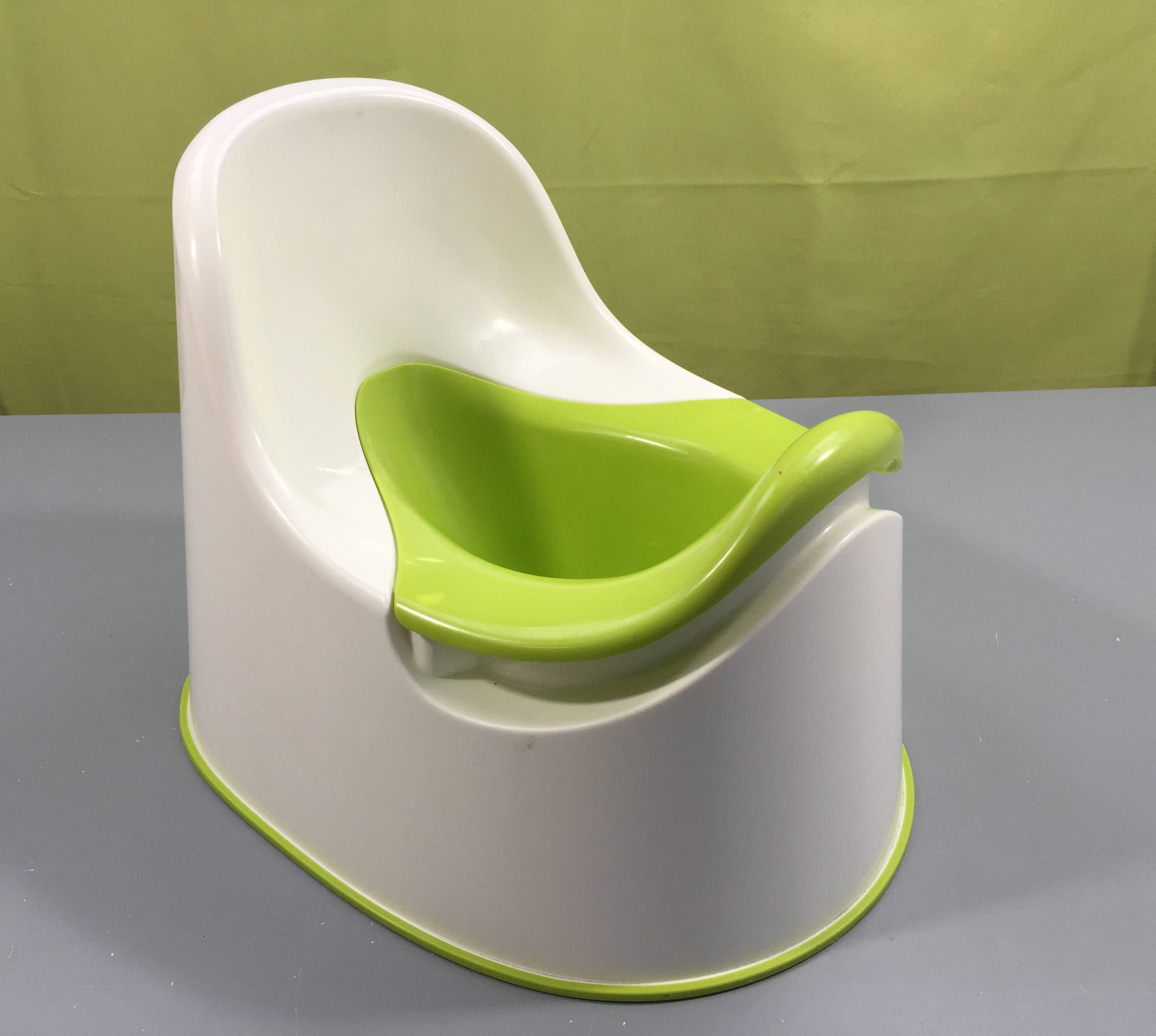 Ikea petit pot blanc/vert LOCKIG