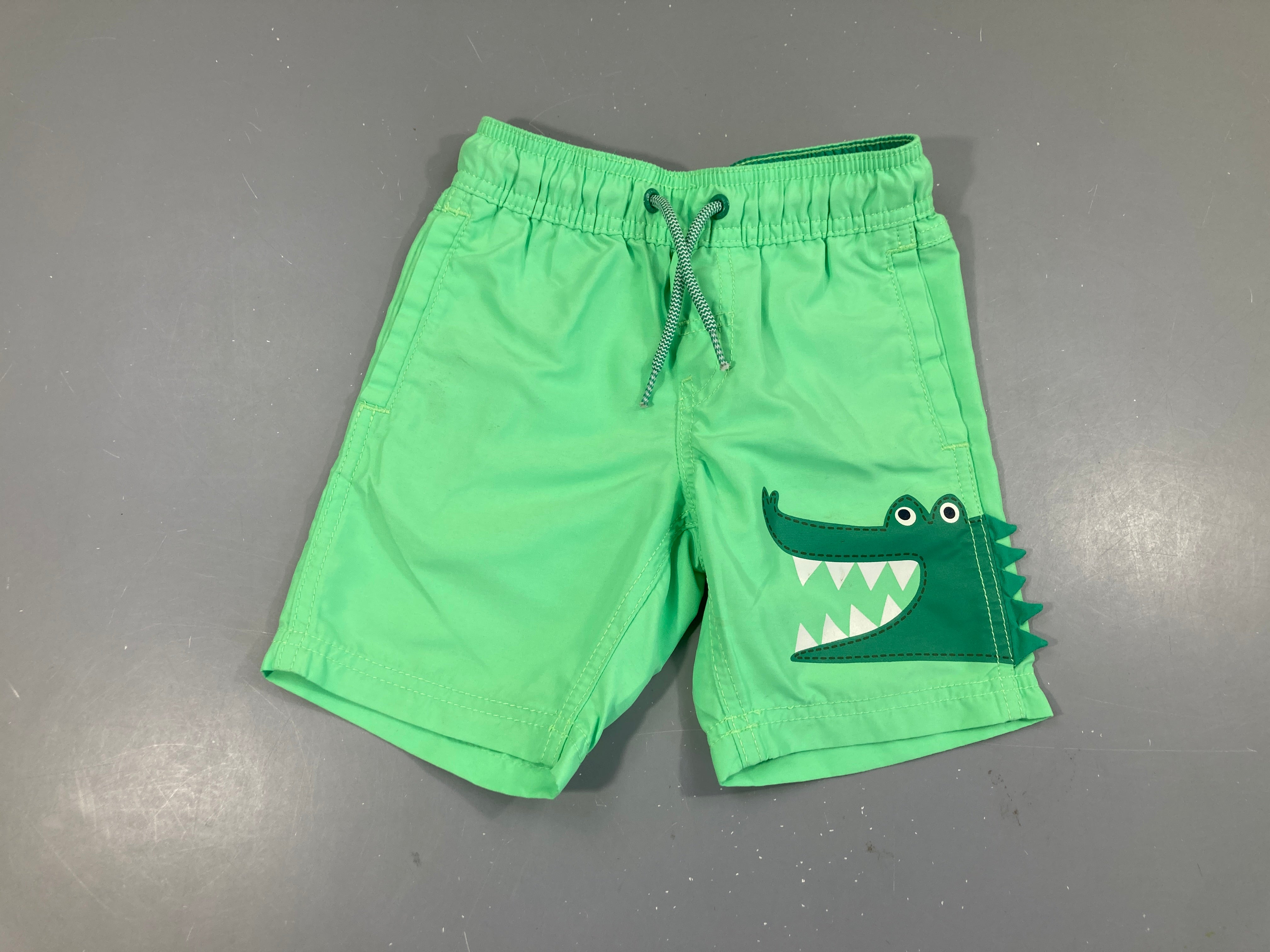 Maillot short vert croco