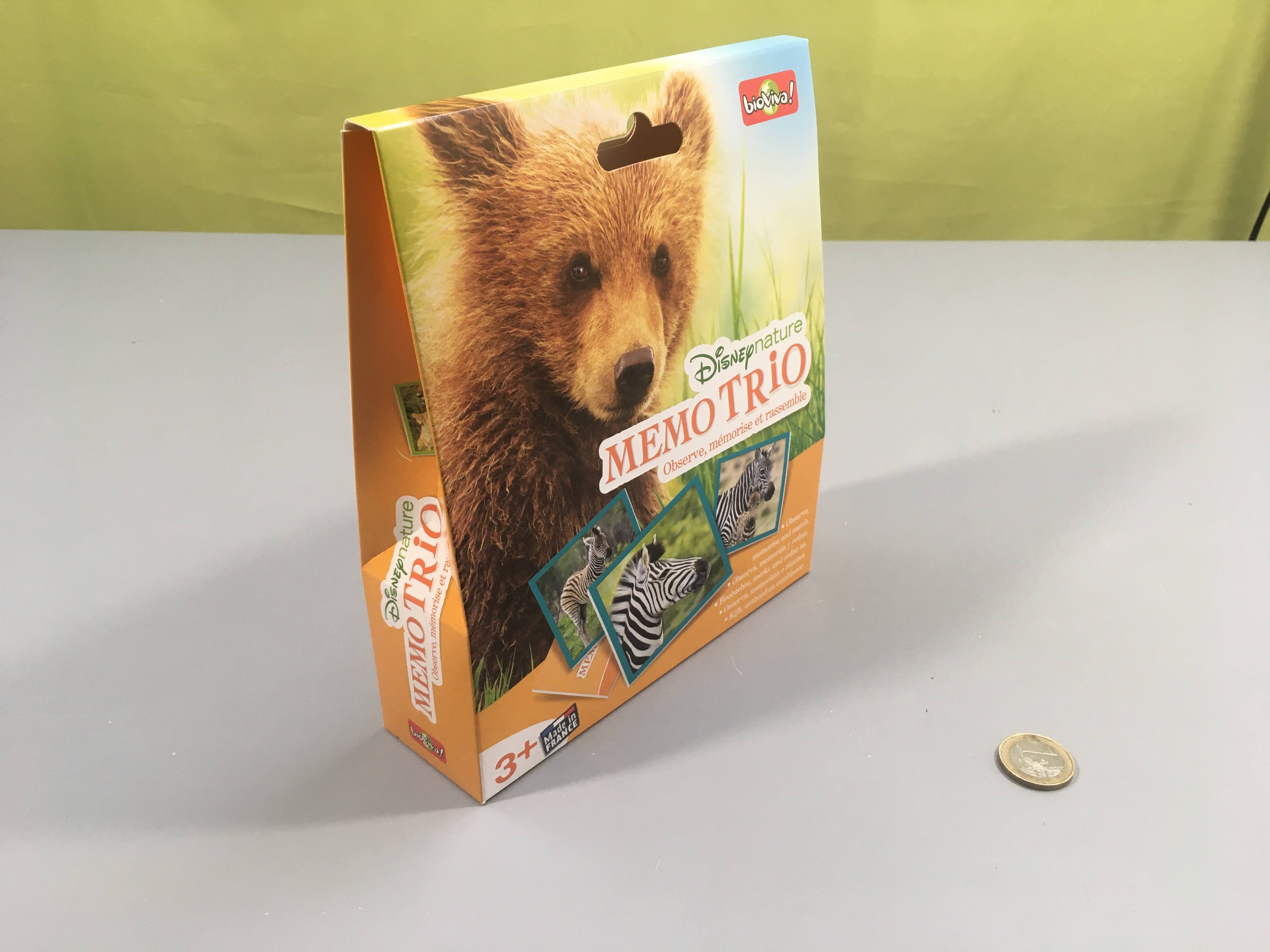 NEUF Disney nature memo trio, observe, mémorise et rassemble 3+