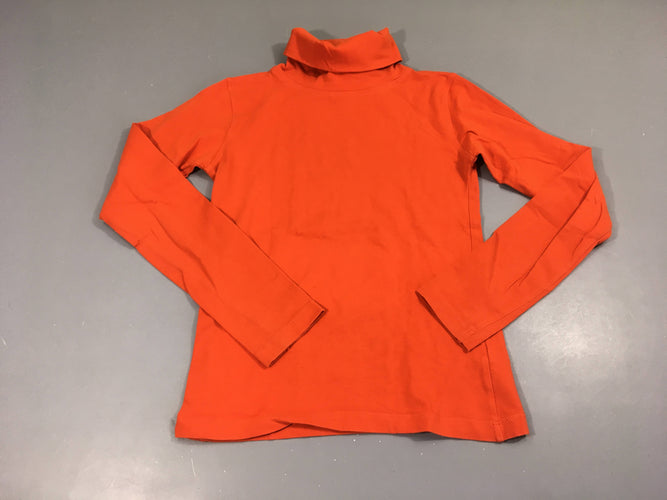 T-shirt m.l col roulé orange, moins cher chez Petit Kiwi