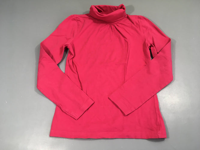 T-shirt m.l col roulé fuchsia, moins cher chez Petit Kiwi