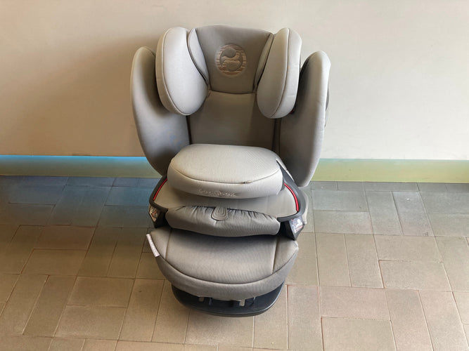 Siège auto gris Pallas S Fix, goupe 1/2/3, 9-36kg Cybex, moins cher chez Petit Kiwi