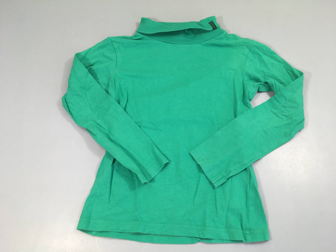 T-shirt m.l col roulé vert, moins cher chez Petit Kiwi