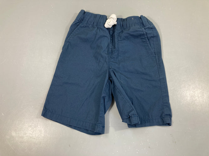 Bermuda léger bleu foncé, moins cher chez Petit Kiwi
