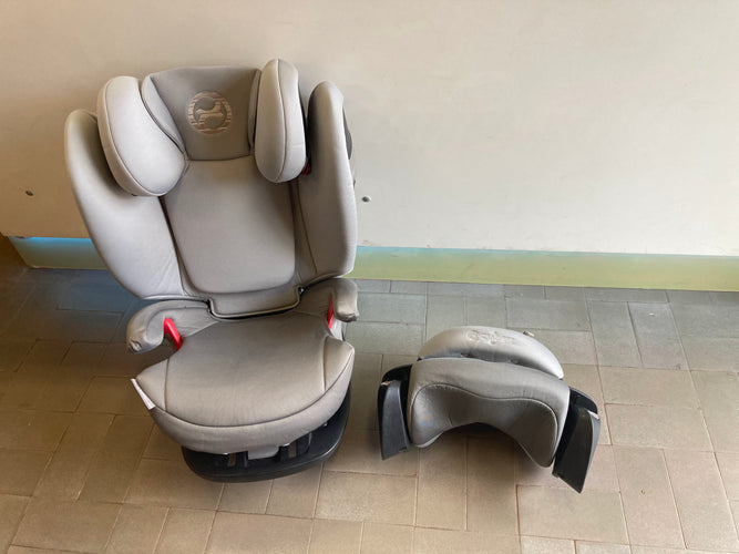 Siège auto gris Pallas S Fix, goupe 1/2/3, 9-36kg Cybex, moins cher chez Petit Kiwi