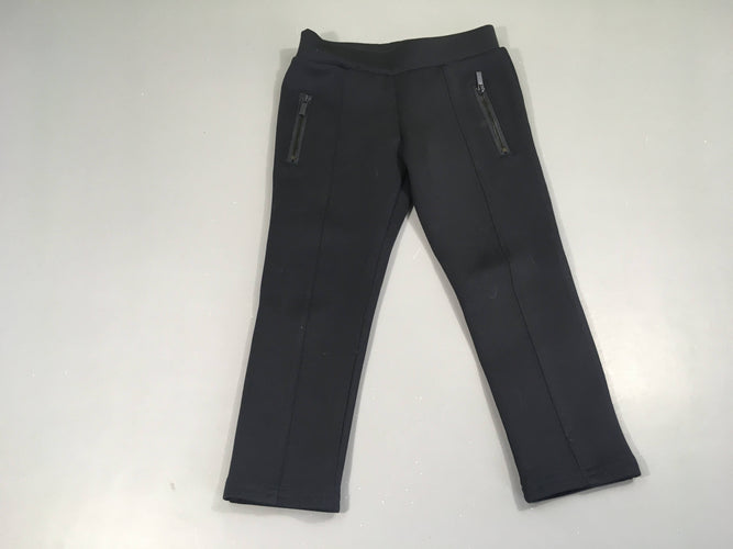 Jegging bleu foncé zip poches, moins cher chez Petit Kiwi