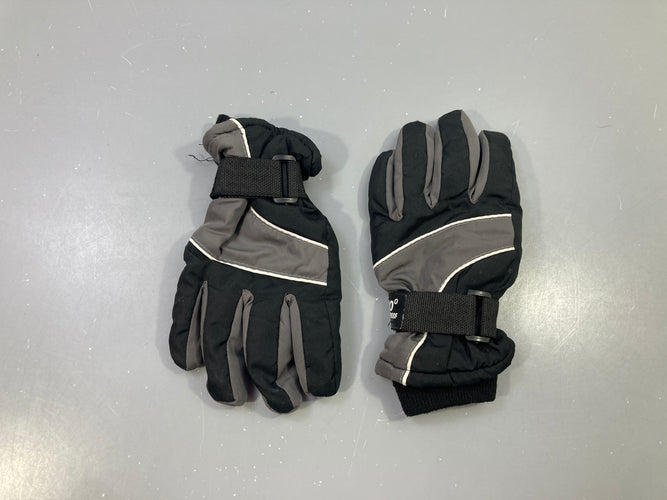 Gants ski noir et gris imperméable -20°, moins cher chez Petit Kiwi