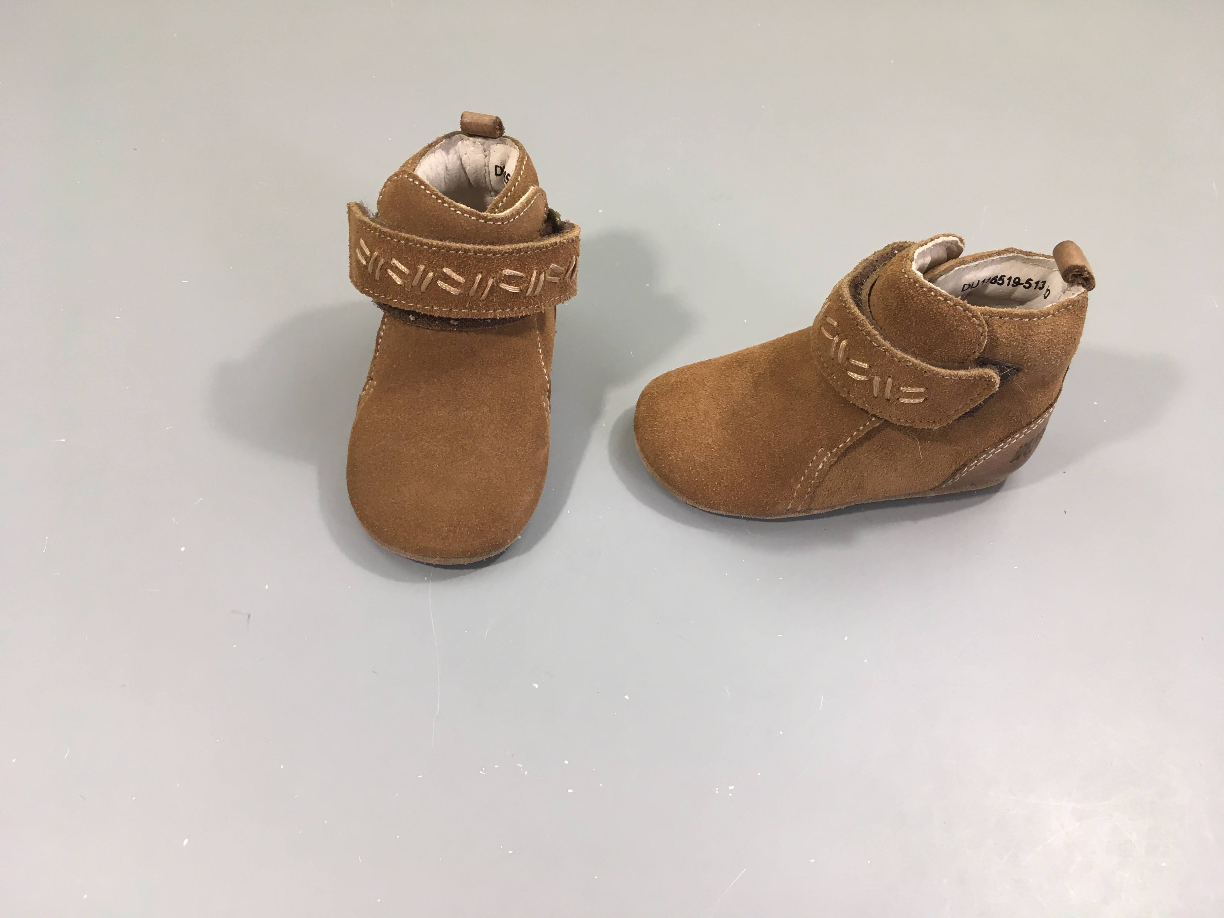 Chaussons Boots cognac Ik-Ke