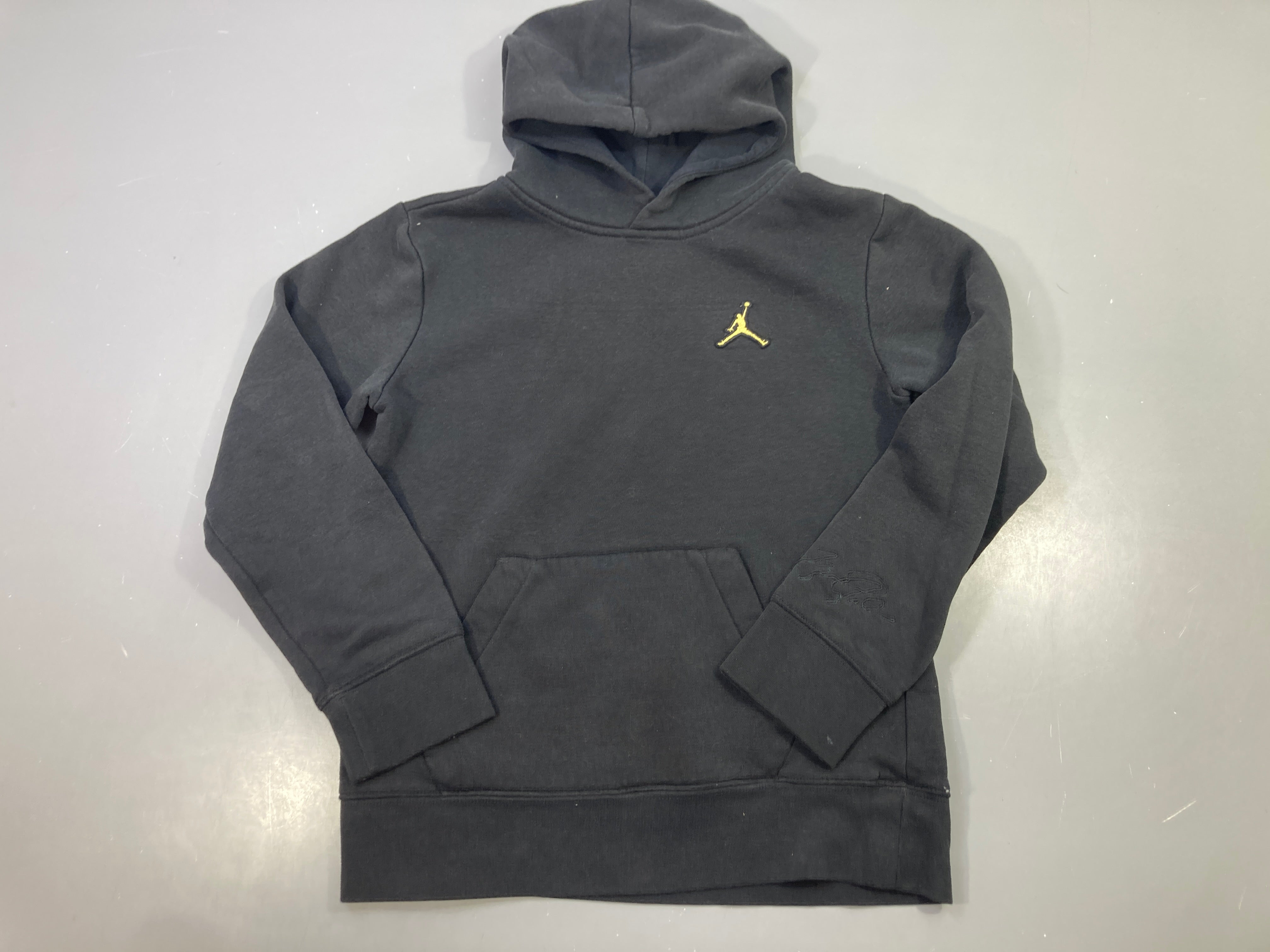 Sweat capuche noir logo doré, Jordan