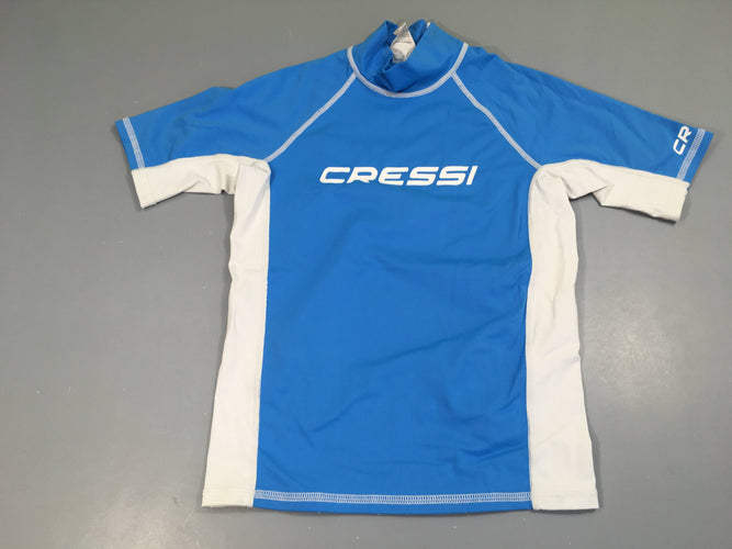 T-shirt m.c Anti-uv bleu Cressi, moins cher chez Petit Kiwi