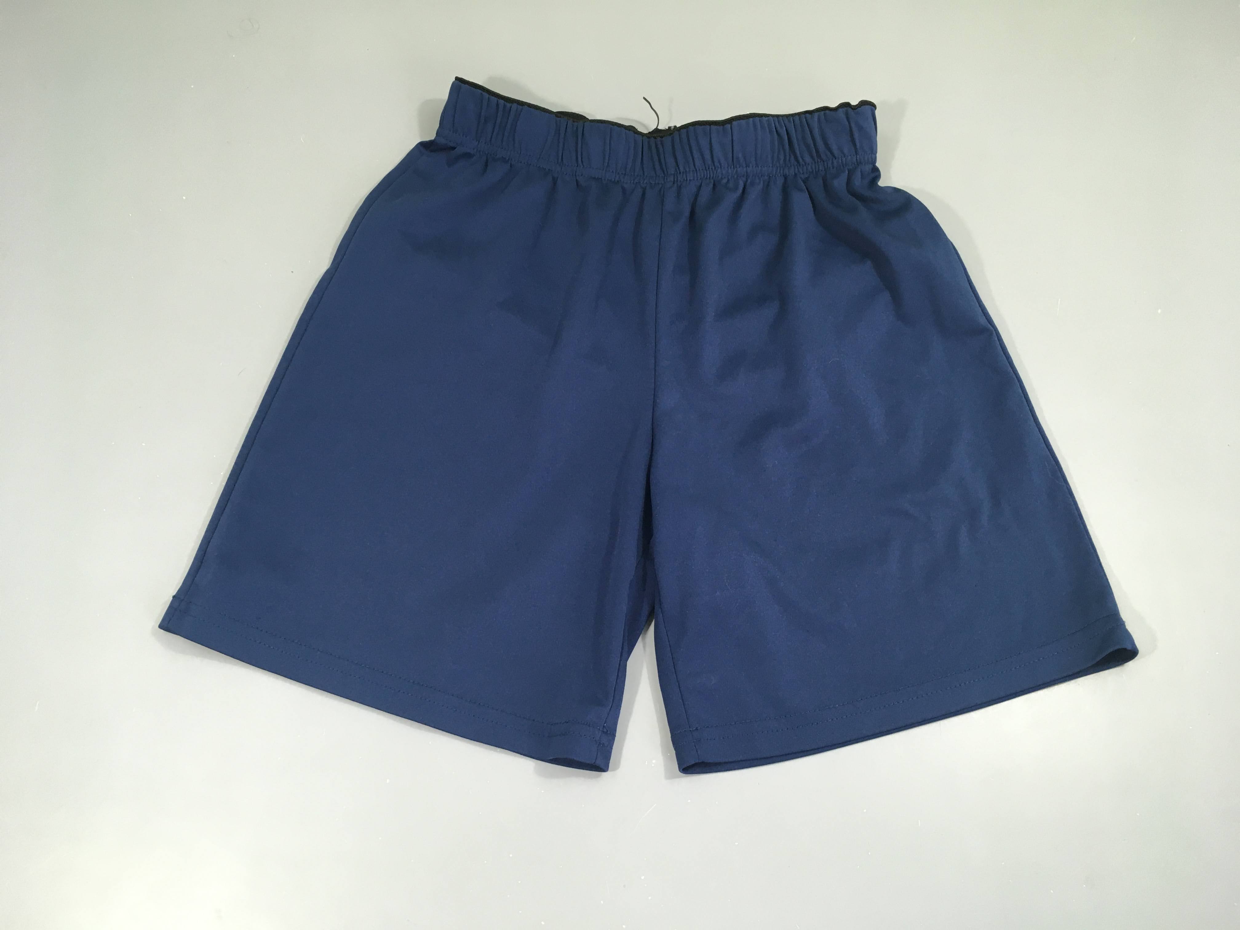 Short de sport bleu foncé