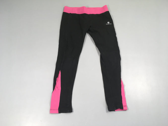 Legging de sport noir-rose, moins cher chez Petit Kiwi