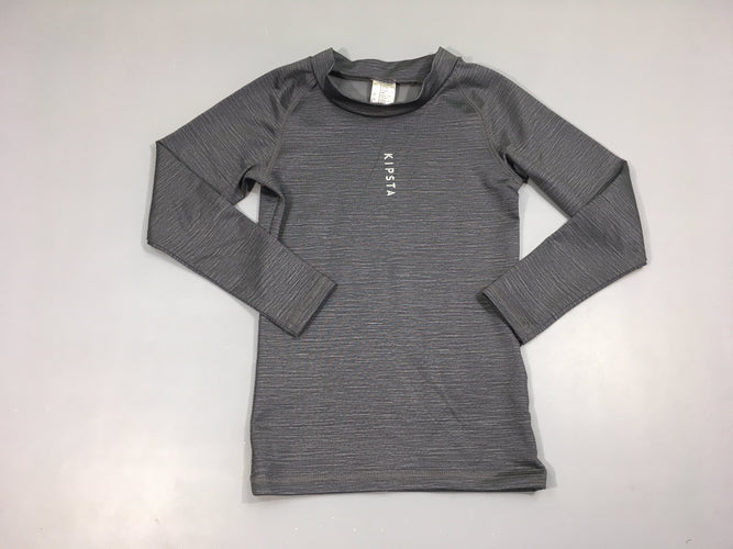 T-shirt m.l gris flammé de sport Kipsta, moins cher chez Petit Kiwi