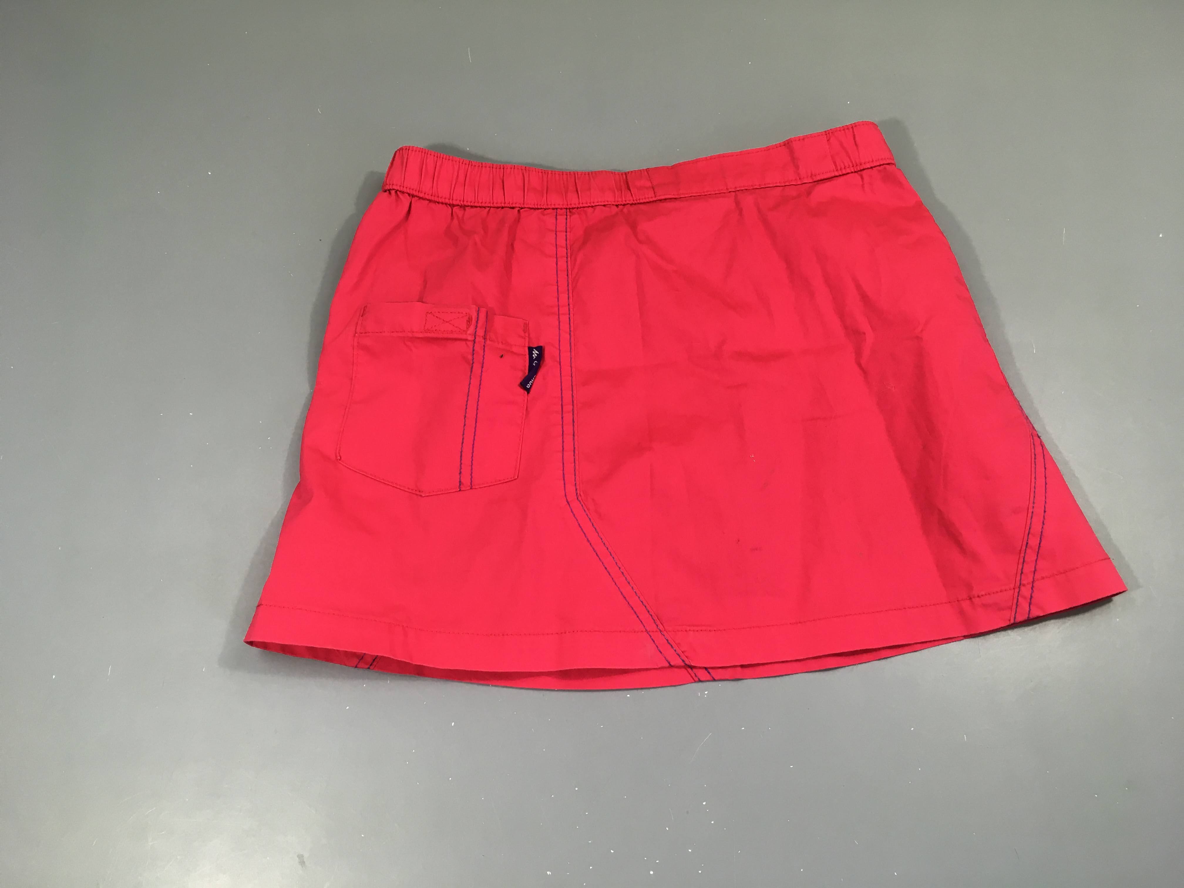 Jupe-short de randonnée fuchsia Taille estimée