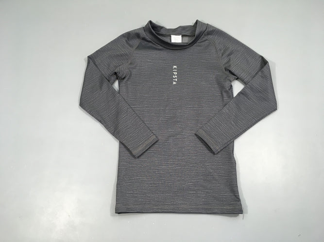 T-shirt m.l gris flammé de sport Kipsta, moins cher chez Petit Kiwi