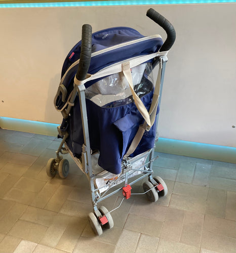 Poussette canne Quest - Medieval blue/Silver, moins cher chez Petit Kiwi