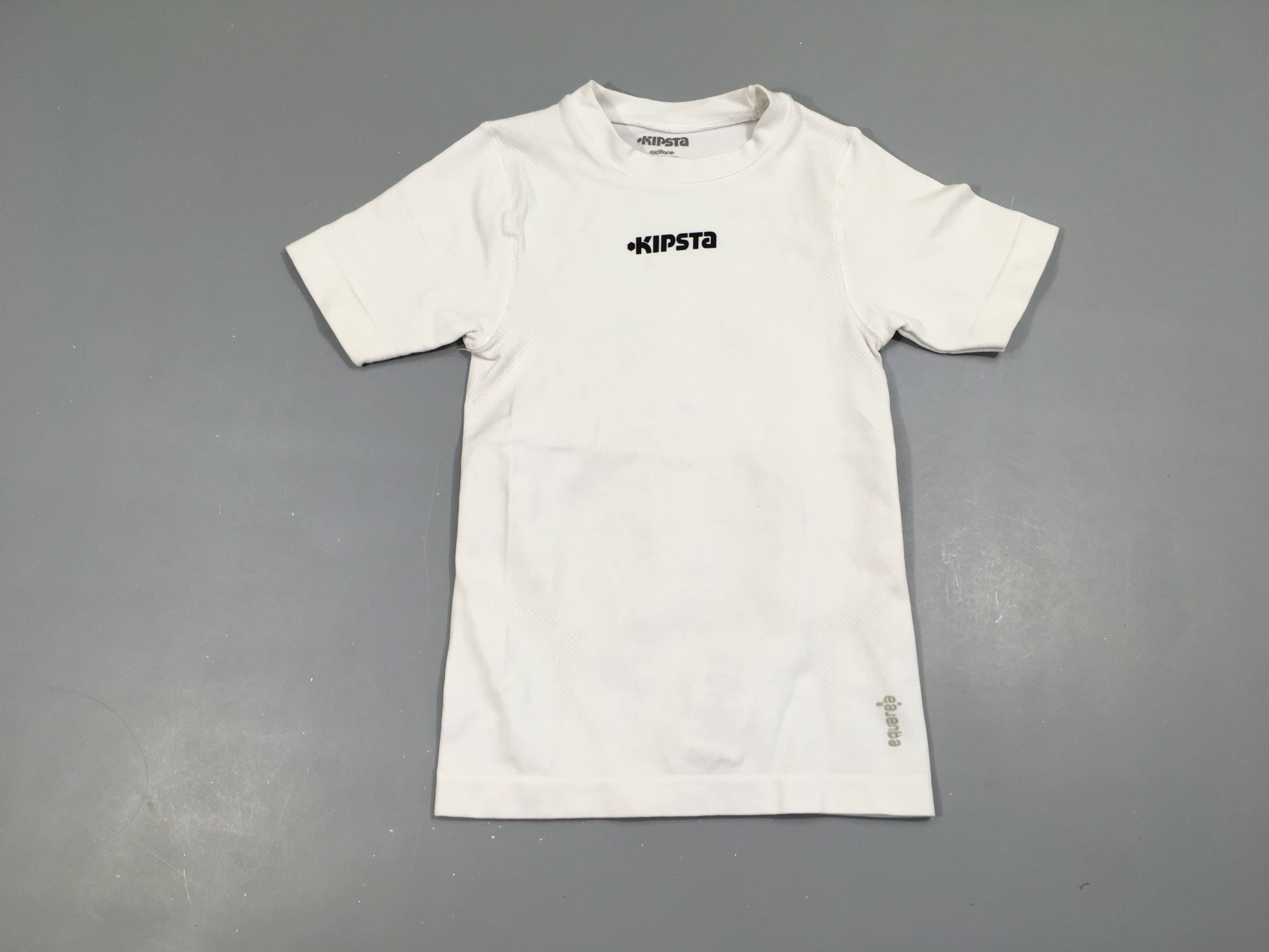 T-shirt m.c blanc de sport Kipsta