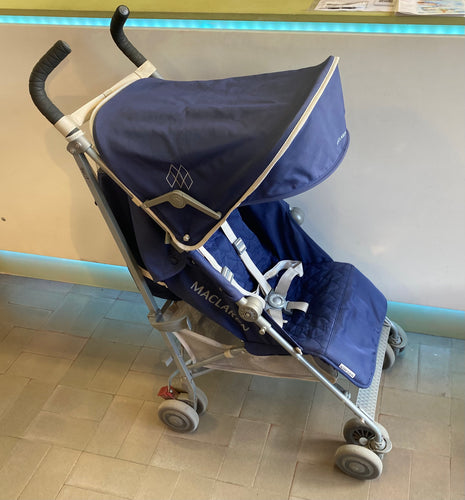 Poussette canne Quest - Medieval blue/Silver, moins cher chez Petit Kiwi