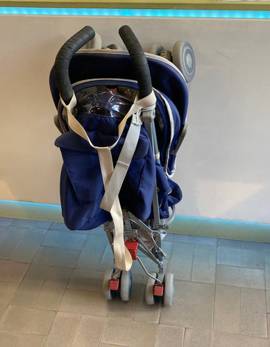 Poussette canne Quest - Medieval blue/Silver, moins cher chez Petit Kiwi