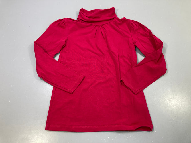 T-shirt m.l col roulé rose fuchsia, moins cher chez Petit Kiwi