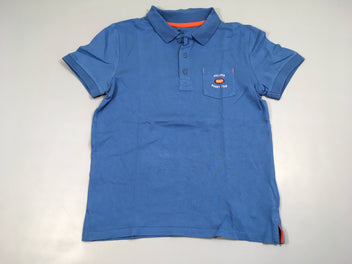 Polo m.c jersey bleu 1987