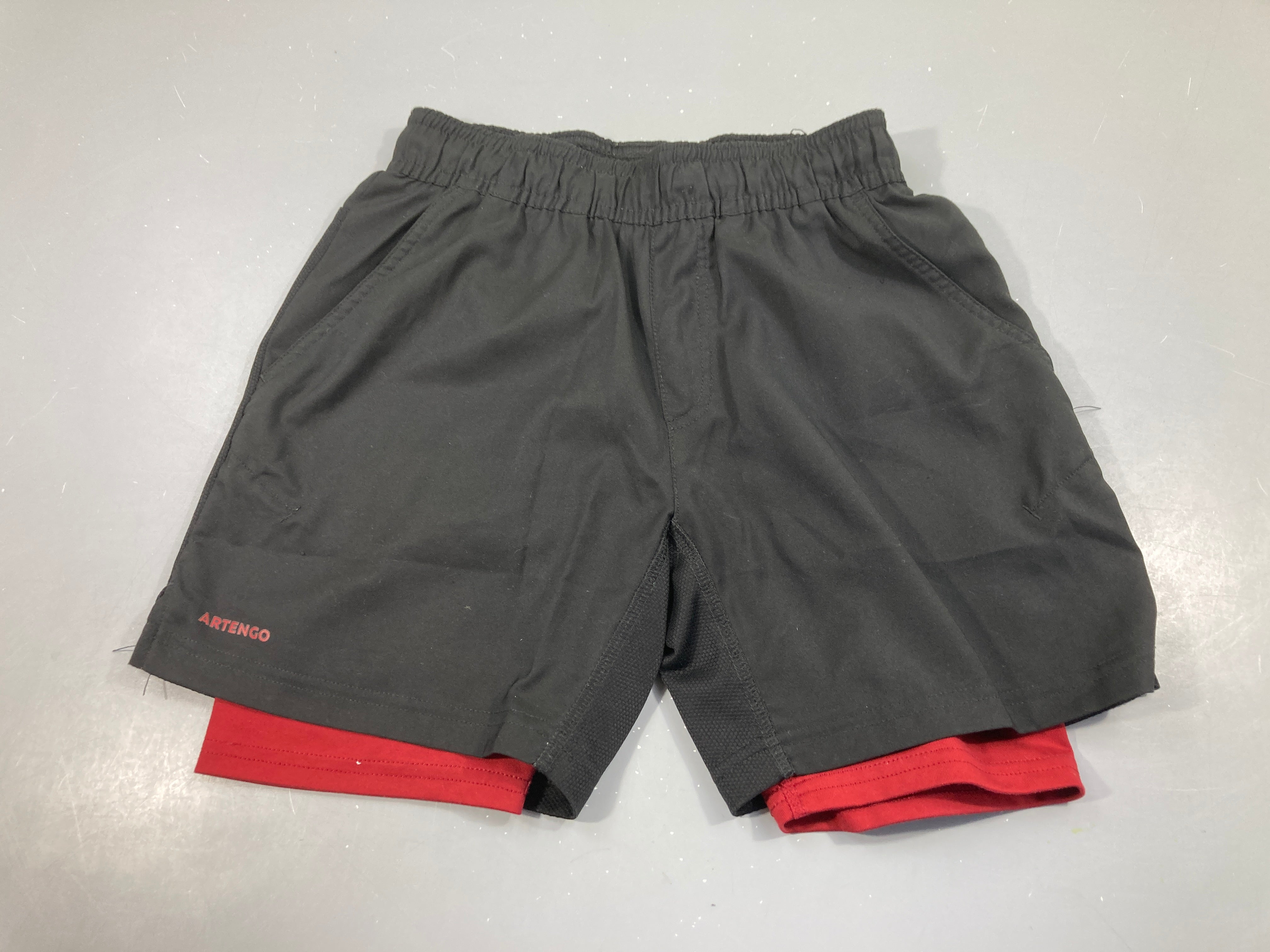 Short de sport noir Bordeau Artengo