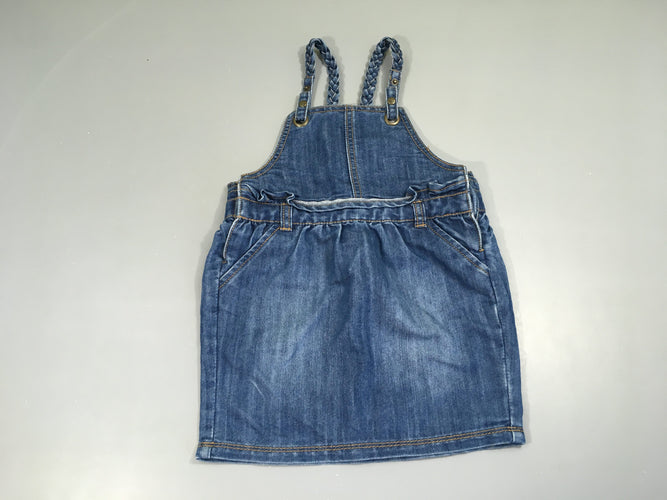 Robe Salopette jean, moins cher chez Petit Kiwi