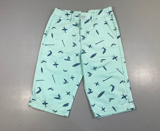 Bermuda bleu clair voiles, moins cher chez Petit Kiwi