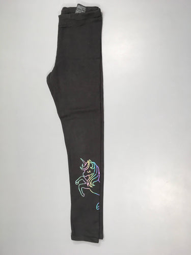 Legging épais gris foncé, un peu bouloché, moins cher chez Petit Kiwi