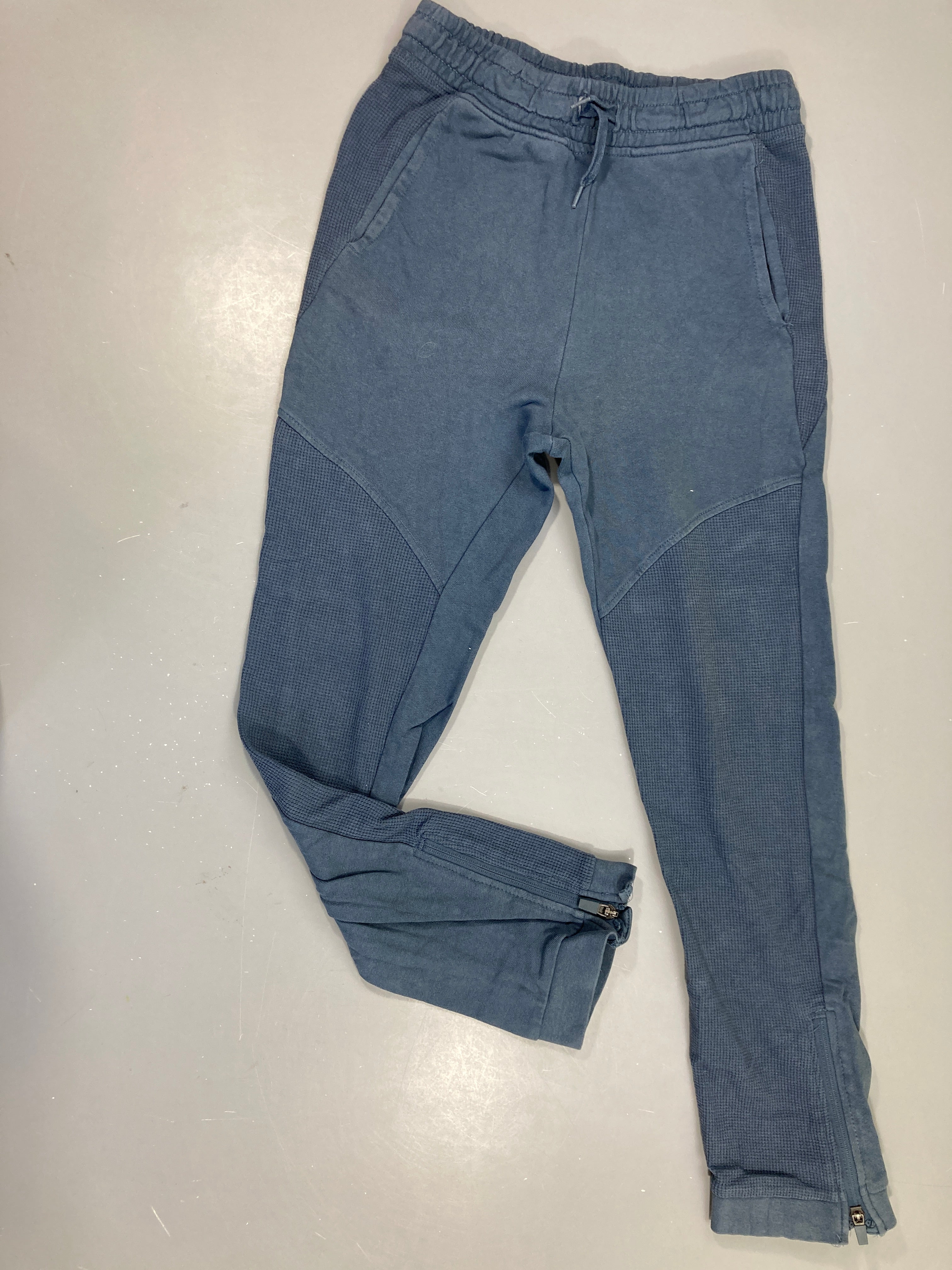 Pantalon de training bleu texturé