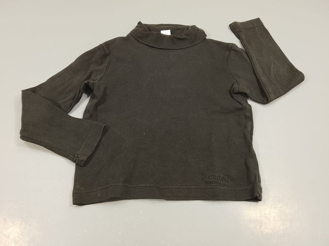 T-shirt m.l col roulé noir, moins cher chez Petit Kiwi